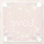 Love christmas gift ガラスコースター (裏面)