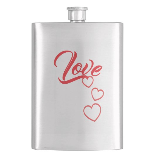 Love Classic Flask フラスク (正面)
