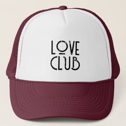 Love Club Hat for Bachelorette, Bridesmaid キャップ (正面)