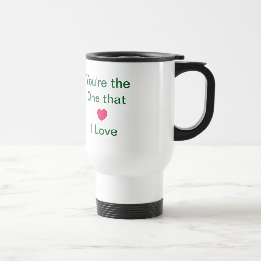 "#Love" #Coffee #Mug トラベルマグ (右)