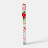 Love Collage Phone Case | Romantic Pink Aesthetic iPhoneケース (左側面)