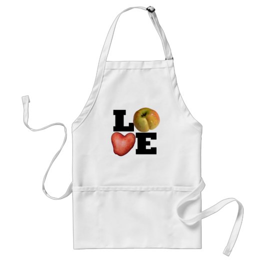 LOVE Collection Heart Potato Apron スタンダードエプロン (正面)