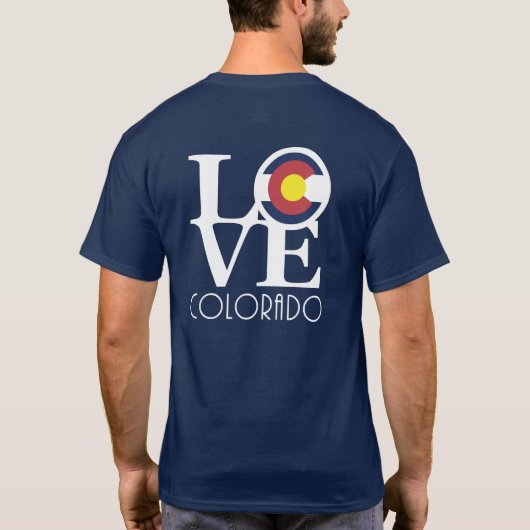 LOVE Colorado (バックプリント) Tシャツ (裏面)