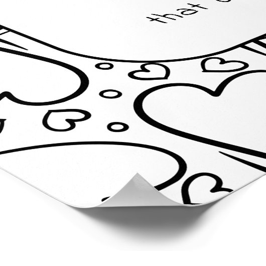 Love Coloring Posterとは ポスター (角)