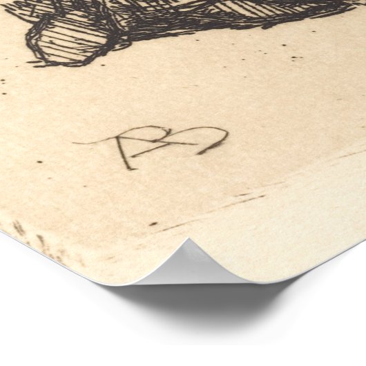 Love Consecrated (by Paul-Albert Besnard) ポスター (角)