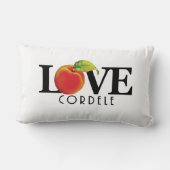 :LOVE Cordele Georgia ランバークッション (裏面)