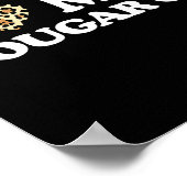 Love cougar girlfriend heart cougar gf giftLove co ポスター (角)