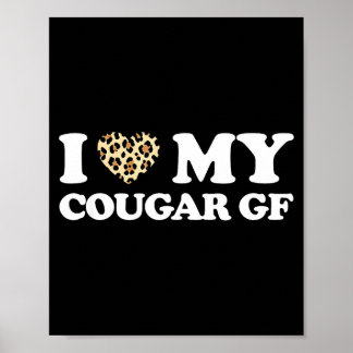 Love cougar girlfriend heart cougar gf giftLove co ポスター