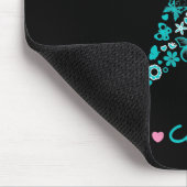 Love Course Hope Butterfly – 甲状腺がん マウスパッド (コーナー)