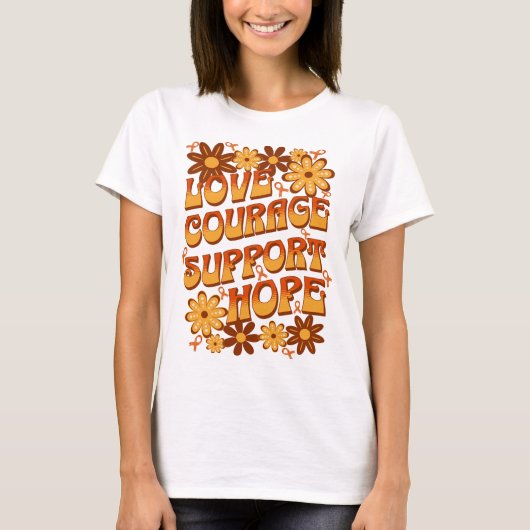 Love Course Support Hope Leukemia Support Tシャツ (正面)
