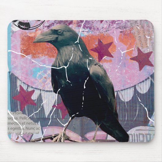 Love crows & little artistic edge crow mouse pad? マウスパッド (正面)