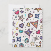 Love & Crystal Wedding Directions Insert Card 招待状 (裏面)