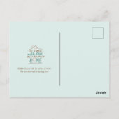 Love Customizable引っ越し祝いパーティー ポストカード (裏面)