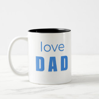 Love Dad Baby Boy mug ツートーンマグカップ