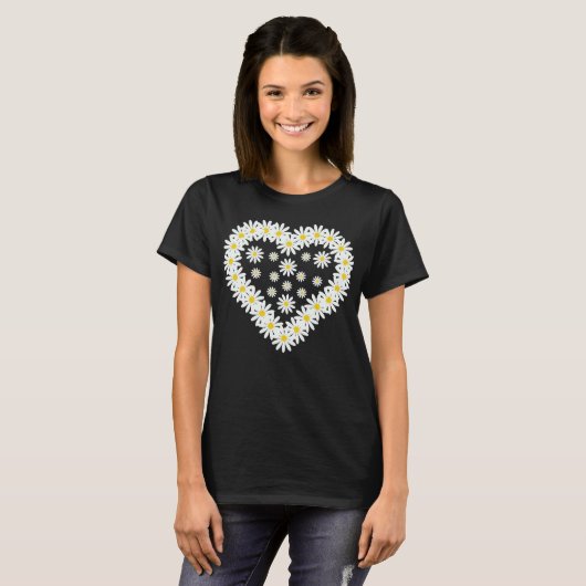 Love Daisy Flowers Tシャツ (正面フル)