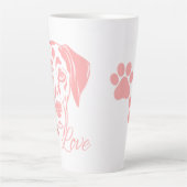 Love Dalmata カフェラテマグ (正面)