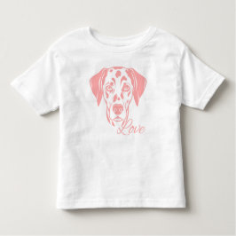 Love Dalmata トドラーTシャツ