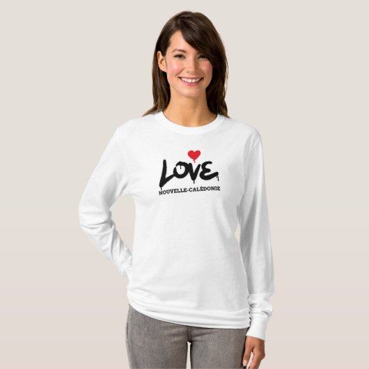 Love de Nouvelle-Calédonie Tシャツ (正面フル)