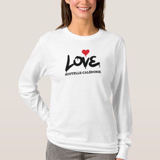 Love de Nouvelle-Calédonie Tシャツ (正面)