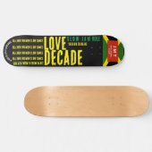 LOVE DECADE 8 1/4" スケートボードデッキ (横)
