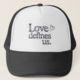 Love defines us キャップ