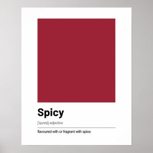 Love Definition Poster - Red モダン Art ポスター
