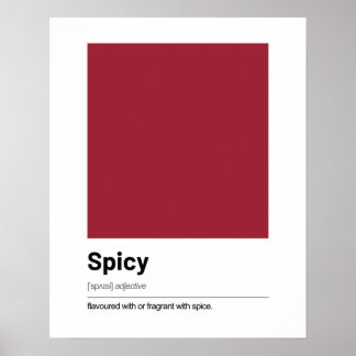 Love Definition Poster - Red モダン Art ポスター