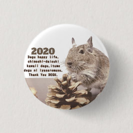 LOVE ♡ DEGU 2020 缶バッジ
