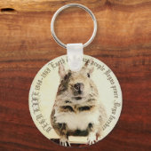 【 LOVE♡DEGU LIFE 】平和のデグー アクセサリー・キーホルダー キーホルダー (正面)