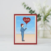 Love Deliveryカスタマイズ可能はがき ポストカード (スタンド正面)
