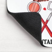 Love Dental Christmas Reindeer Dental Squad Xmas D マウスパッド (コーナー)