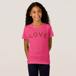 LOVE-Design aus kleinen roten Herzen für Sie Tシャツ