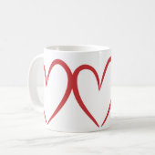 Love design mug  コーヒーマグカップ (正面左)