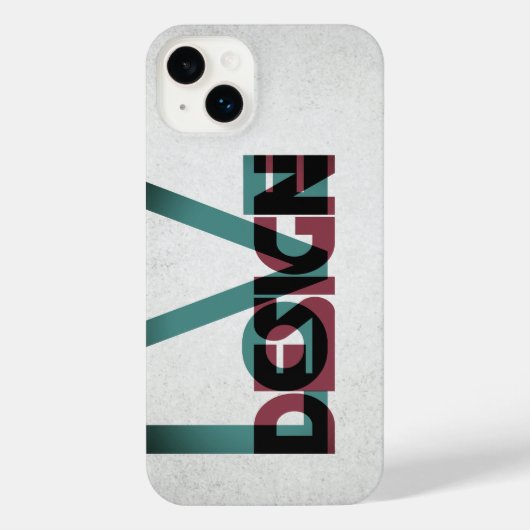Love Design -  Retro Classic Edition iPhone  iPhoneケース (裏面)