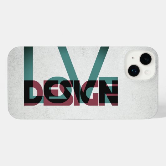 Love Design - Retro Classic Edition iPhone iPhoneケース (裏面横)