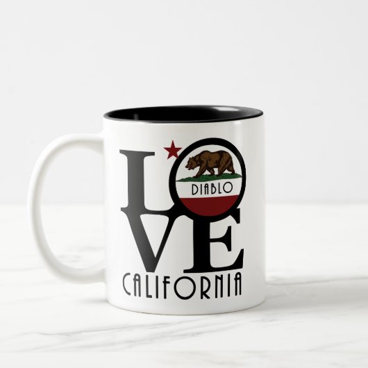 LOVE Diablo California 11oz ツートーンマグカップ (左)