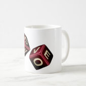 love dice コーヒーマグカップ (正面右)