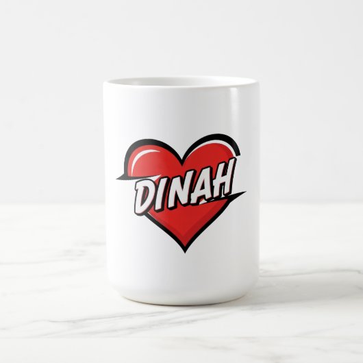 Love Dinah コーヒーマグカップ (中央)
