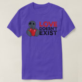 Love Doesn't Exist Emo clothes Emocore Goth Doll Tシャツ (デザイン正面)
