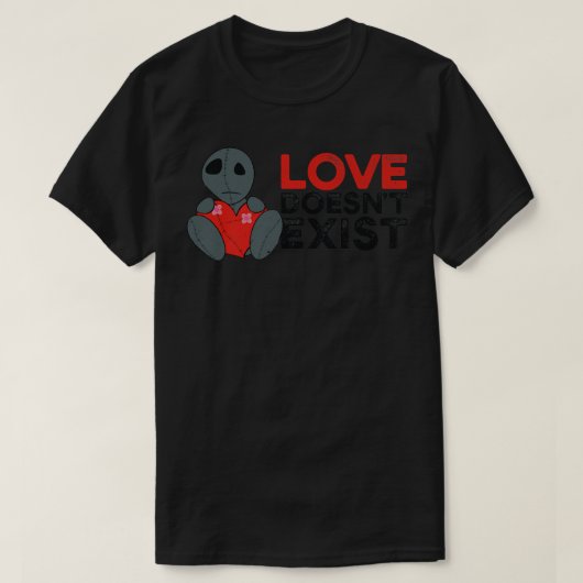 Love Doesn't ExistEmo clothes Emocore Goth Doll Em Tシャツ (デザイン正面)