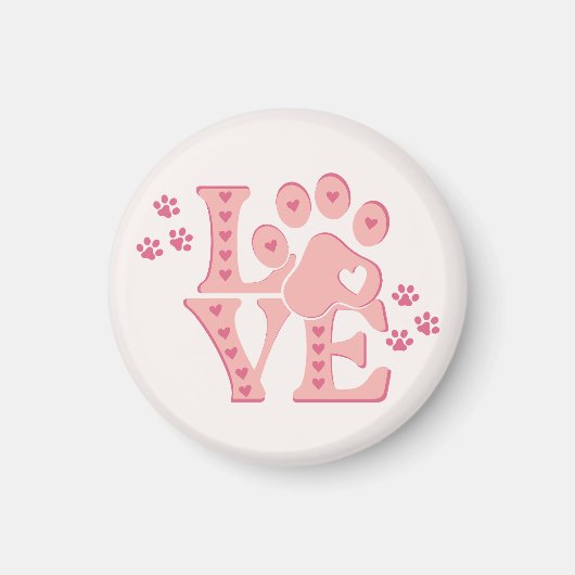 LOVE Dogs マグネット (正面)