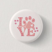 LOVE Dogs 缶バッジ (正面)