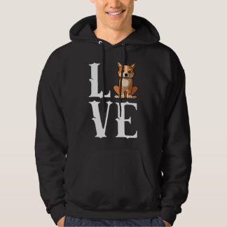 Love Dogs Cardigan Welsh Corgi Dog Mom Owner パーカ