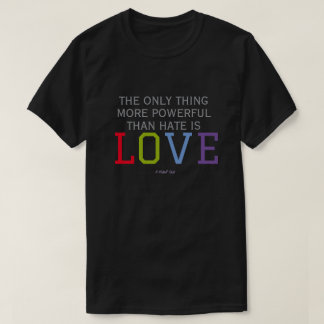 LOVE (double sided) (dark) - A MisterP Shirt Tシャツ