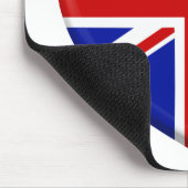 love drapeau Angleterre マウスパッド (コーナー)