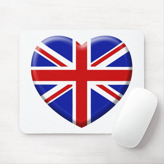 love drapeau Angleterre マウスパッド (マウス)