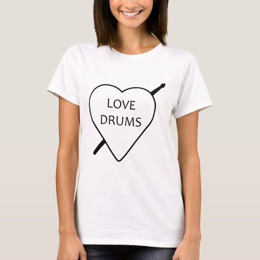Love Drums Tシャツ (正面)