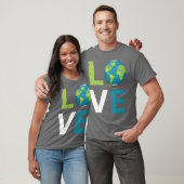 Love Earth World Love and Save friend Tシャツ (ユニセックス)
