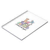 Love Easter Teacher's Aide Gnomes Teacher Easter 2 ノートブック (左側)