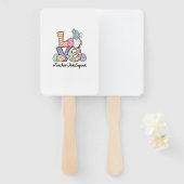 Love Easter Teacher's Aide Gnomes Teacher Easter 2 ハンドファン (正面&裏面)